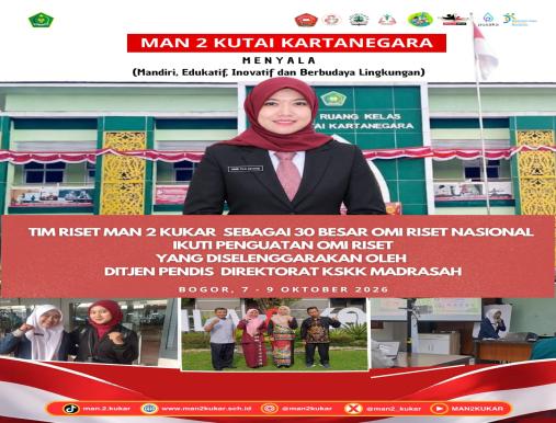 Tim Riset MAN 2 Kukar yang Masuk 30 Besar OMI Riset Nasional, Ikuti Penguatan 
